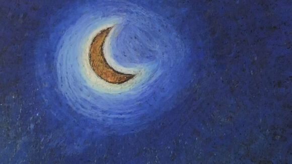 La luna sul castello